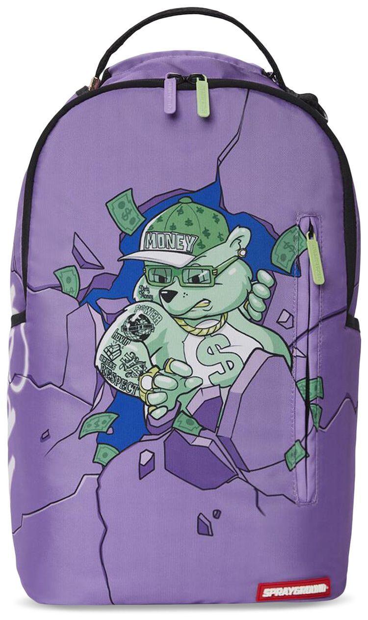 Sprayground Money Bear Breakout DLXR Backpack Multicolor