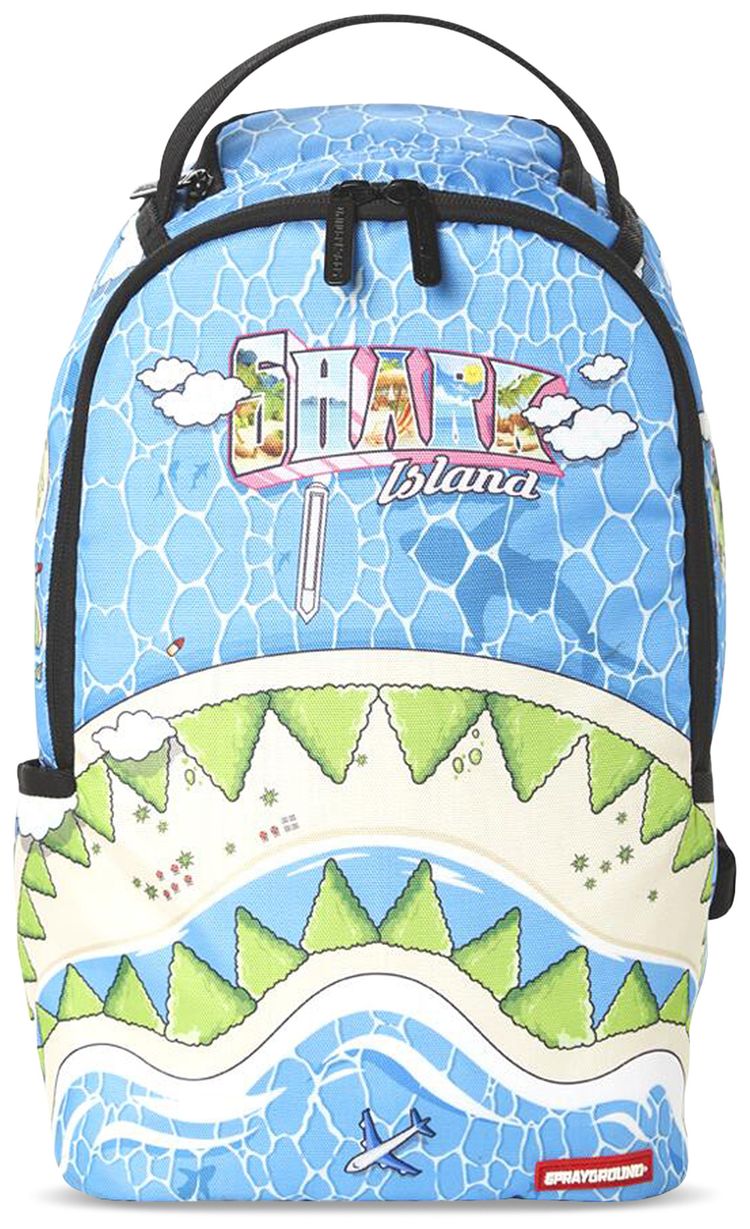 Sprayground Mini Welcome To Shark Island Backpack Multicolor