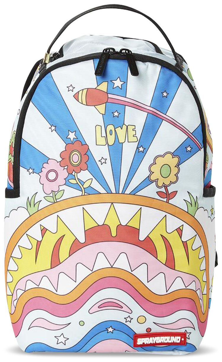 Sprayground Mini Groovy Shark Backpack Multicolor