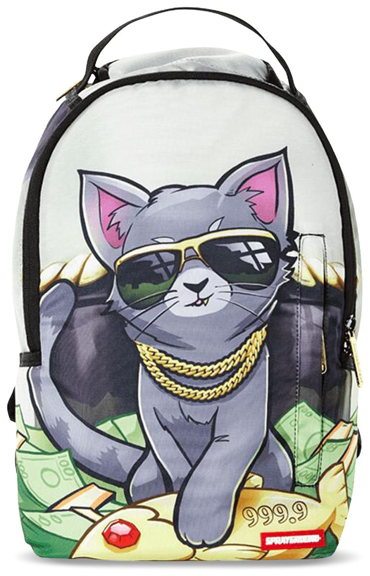 Sprayground Mini Kitten Face Backpack Multicolor