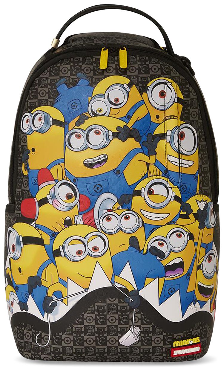 Sprayground Minions Obey The Shark Backpack Multicolor