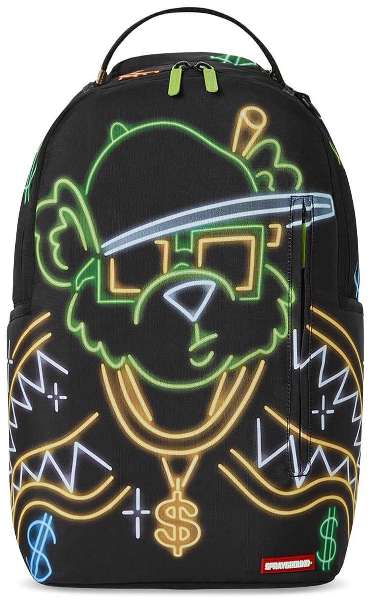 Sprayground Money Bear City Lights Backpack Multicolor