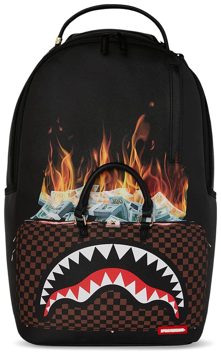 Sprayground Money Bag Double Take Backpack Multicolor