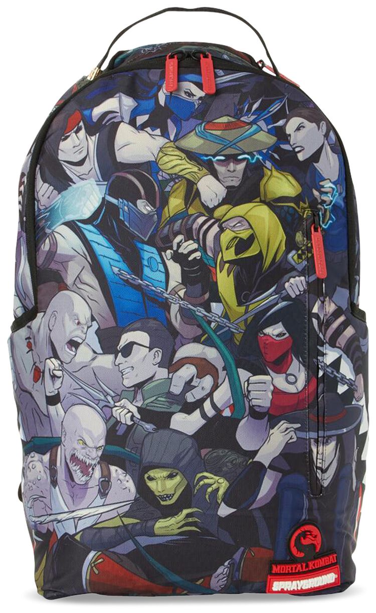 Sprayground Mortal Kombat Mash Up Backpack Multicolor