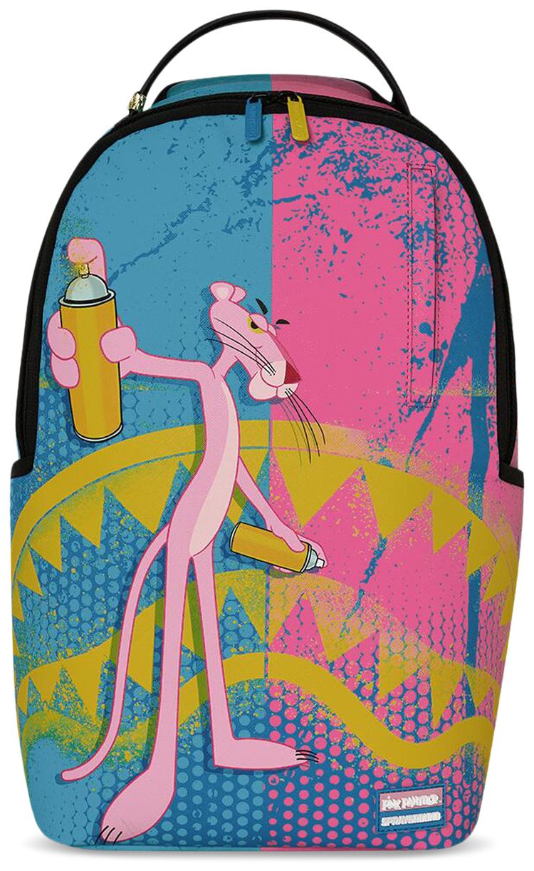 Sprayground Pink Panther Art Heist Backpack Multicolor