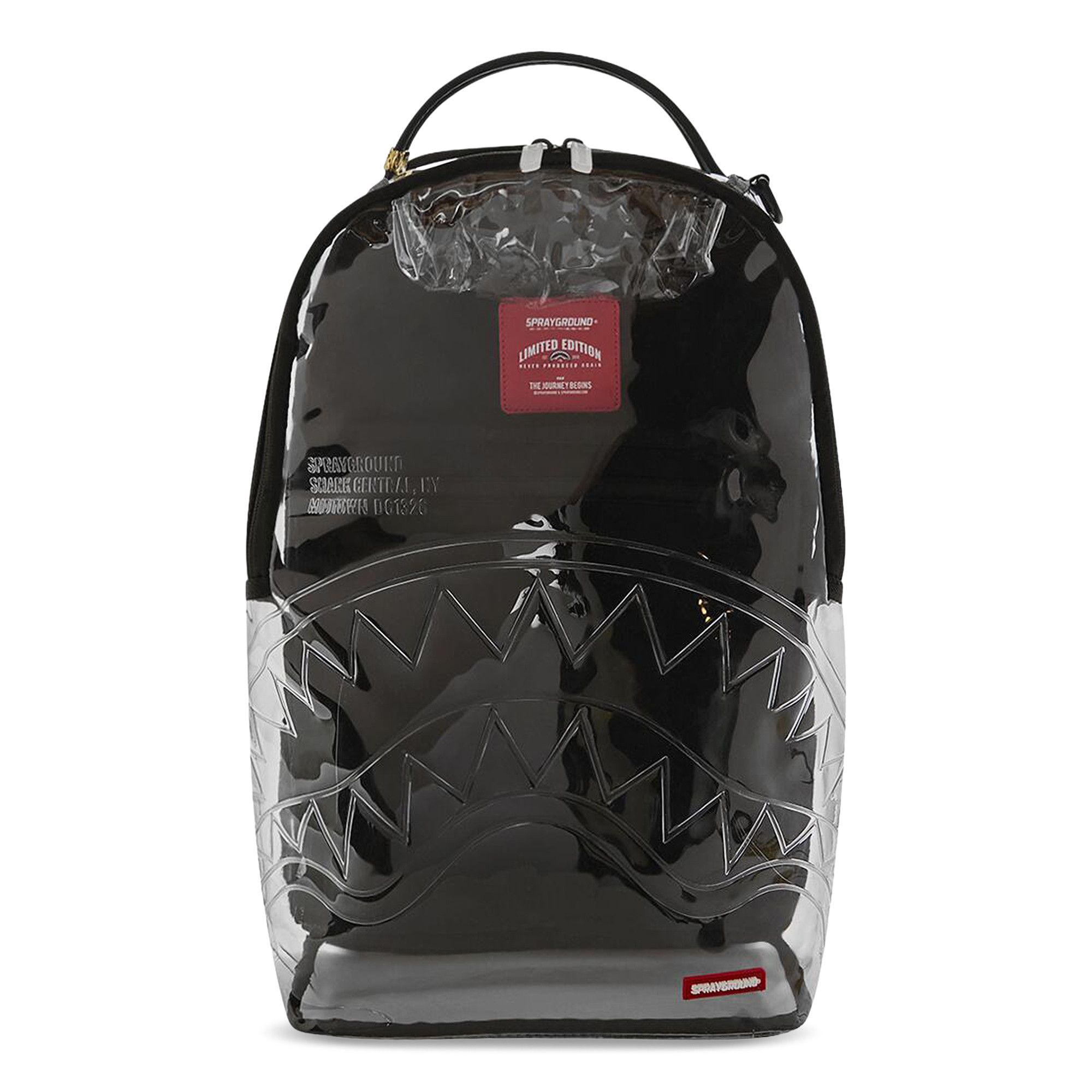 Buy Sprayground Shark Central Clear Backpack 'Multicolor