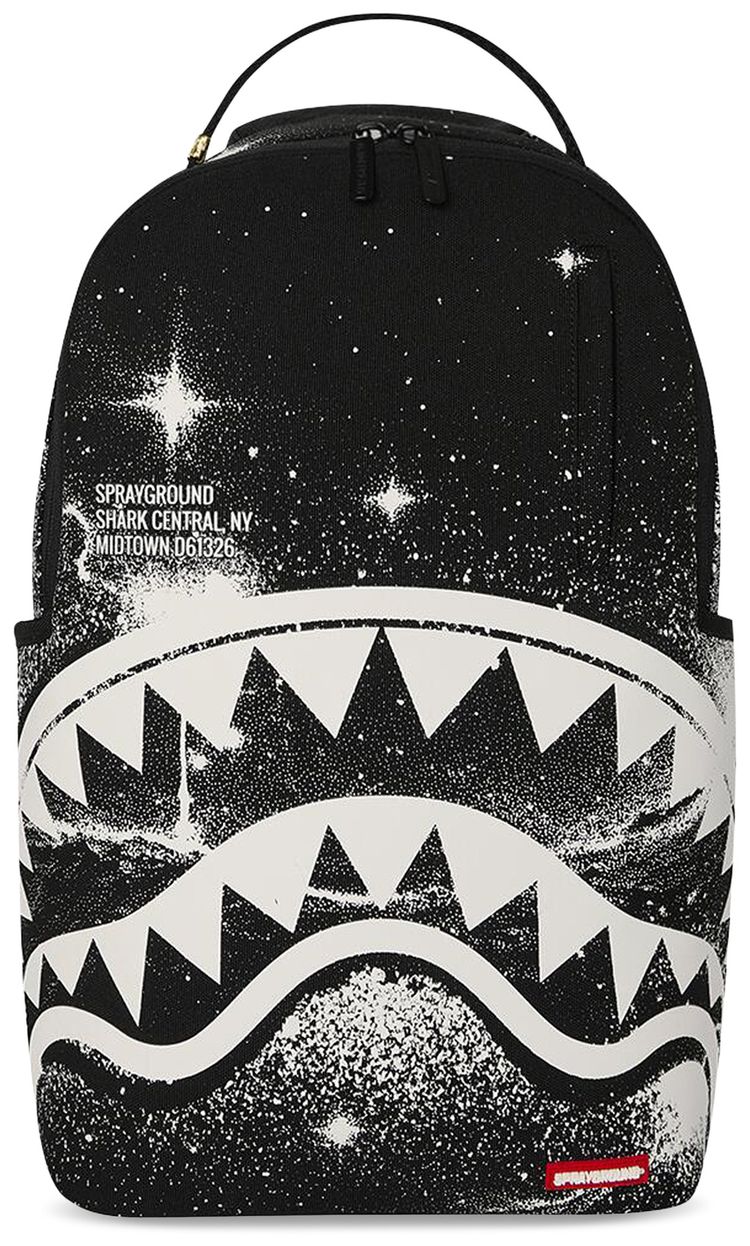 Sprayground Shark Central Overspray Backpack Multicolor