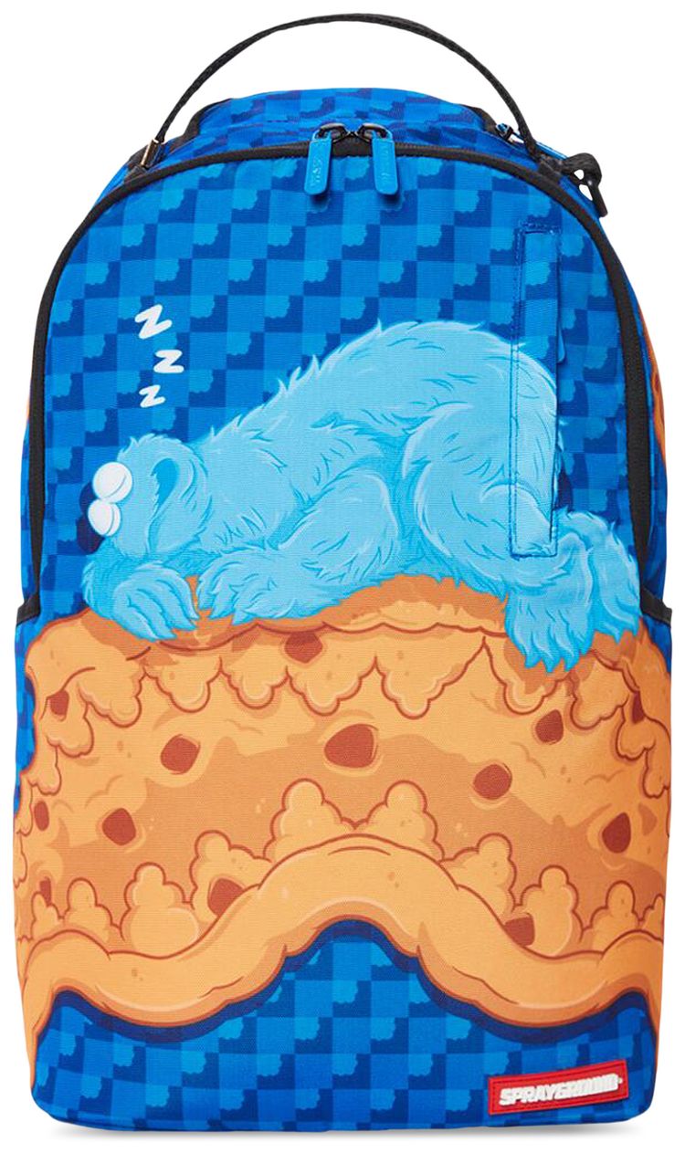 Sprayground Cookie Monster Sleeping DLXR Backpack Multicolor