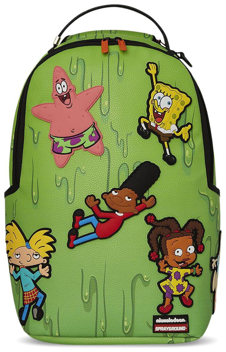 Sprayground 90s Nick Too Much Fun 3d Rubber Characters Backpack Multicolor