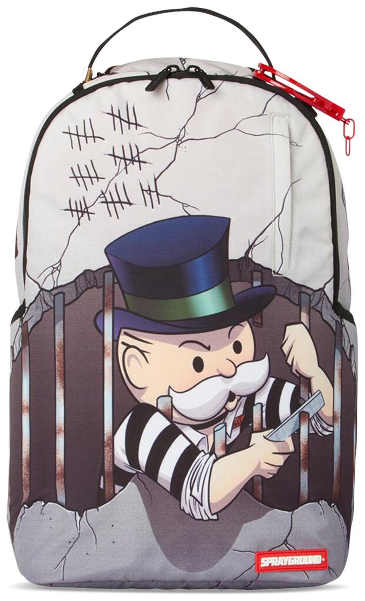 Sprayground Monopoly Prison Break Backpack Multicolor