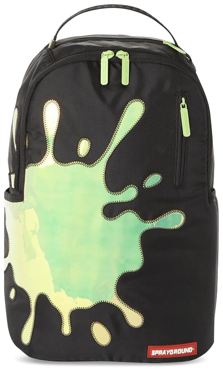 Sprayground Blue Mirror Reflective Splat Backpack Multicolor