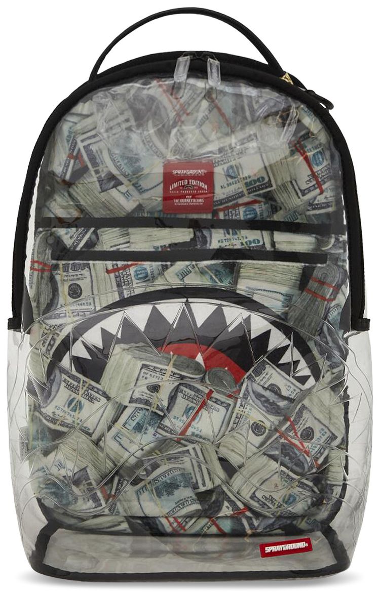 Sprayground Clear Backpack Money Chomp Backpack Multicolor