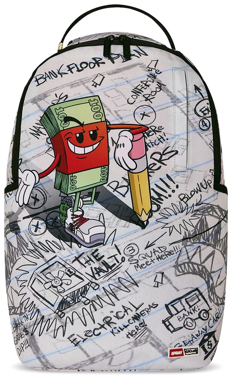 Sprayground Money Boy Schematics Backpack Multicolor
