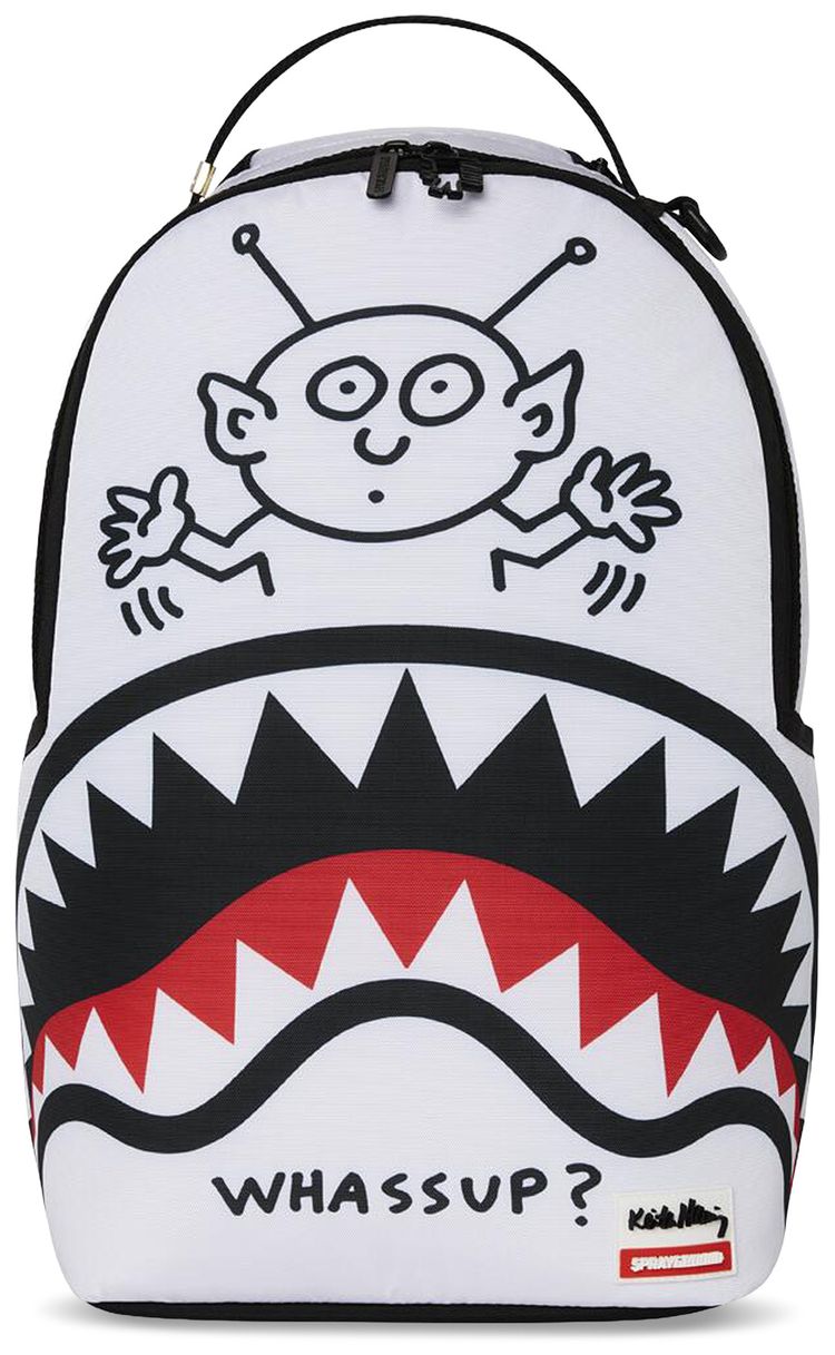 Sprayground Keith Haring Whassup Alien DLX Backpack Multicolor