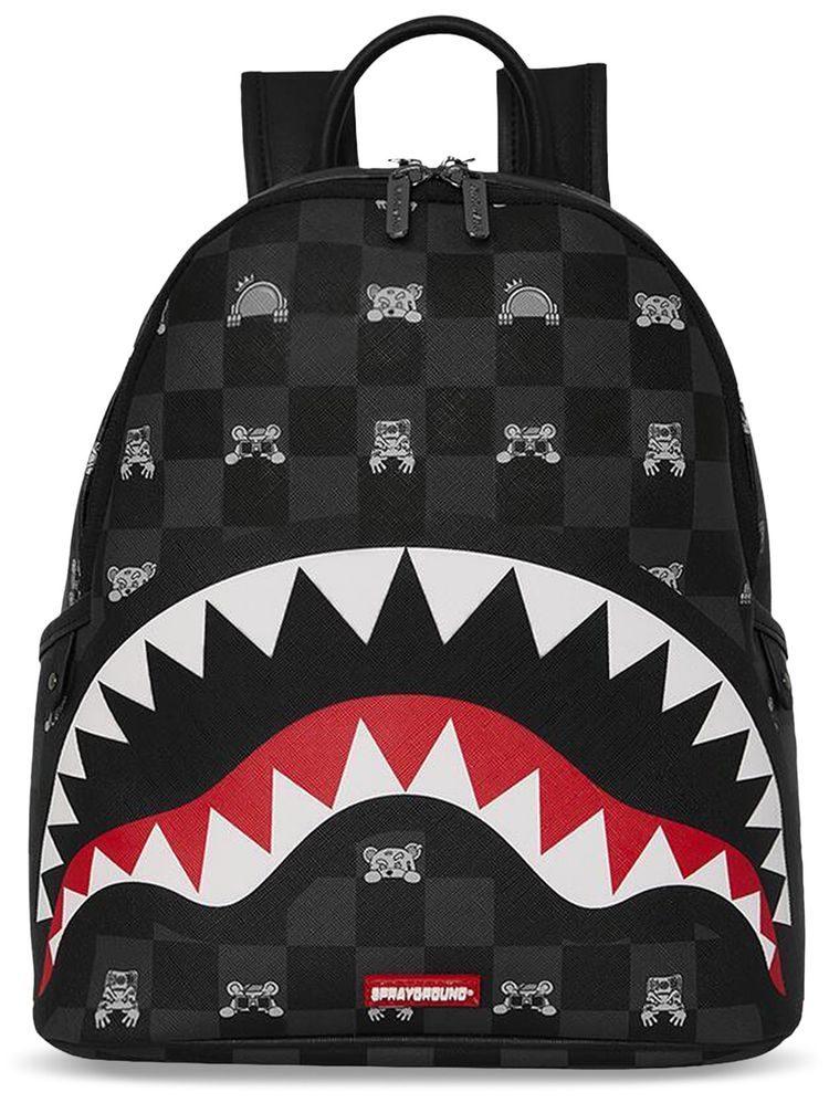 Sprayground Shark Mob Hideout Savage Backpack Multicolor