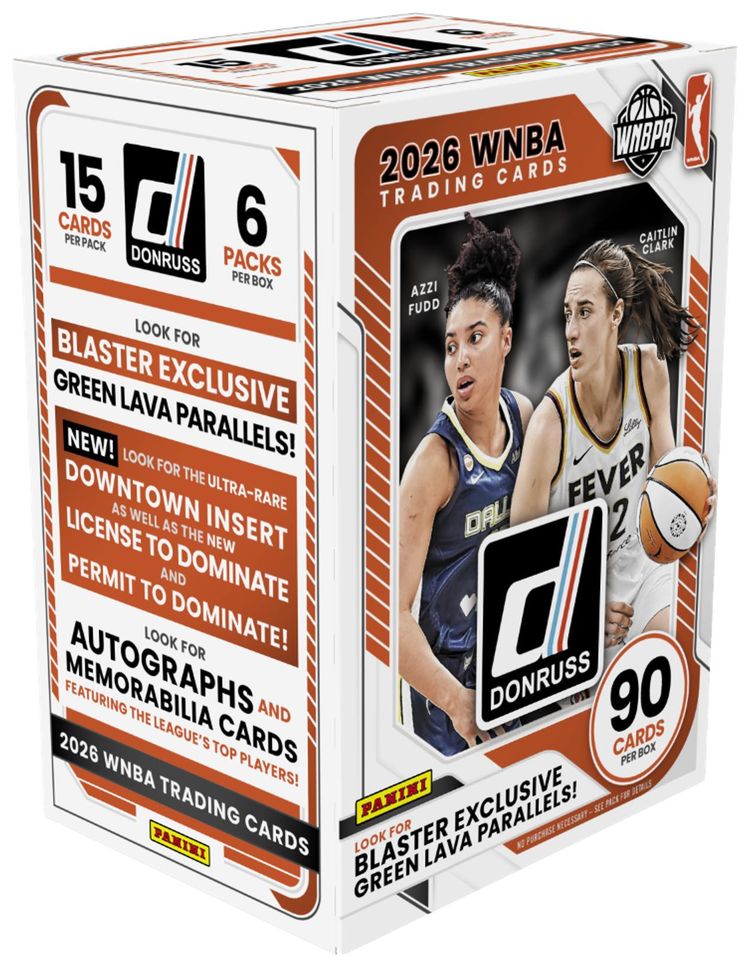 2026 Panini Donruss WNBA Trading Card Blaster Box