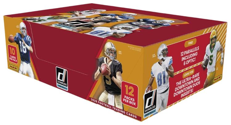 2026 Panini Donruss Football Trading Card Hobby Box