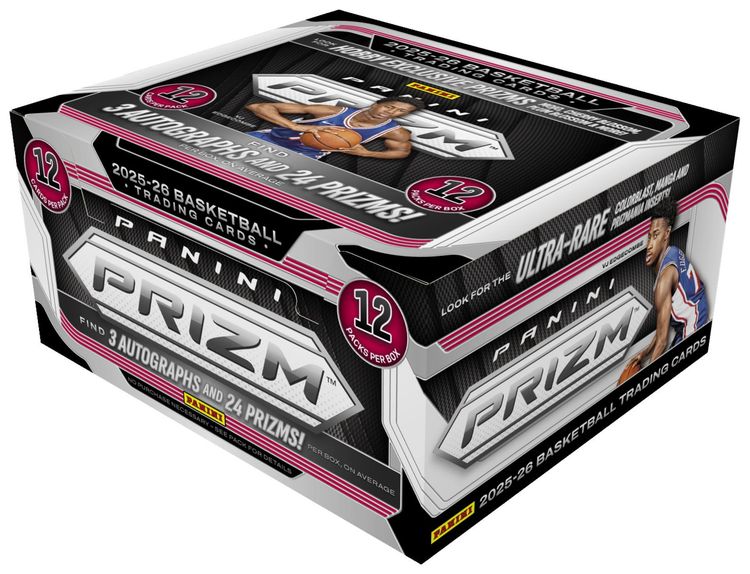 2025 26 Panini Prizm Basketball Trading Card Hobby Box