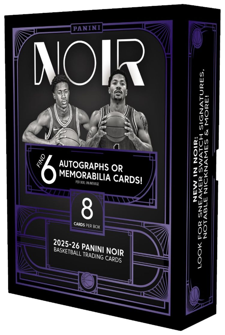 2025 26 Panini Noir Basketball Trading Card Hobby Box