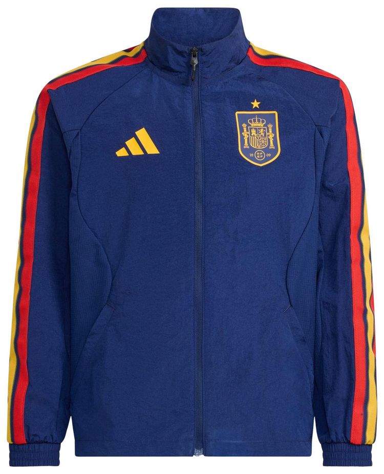 Adidas Spain Home Anthem Jacket GS Dark Blue