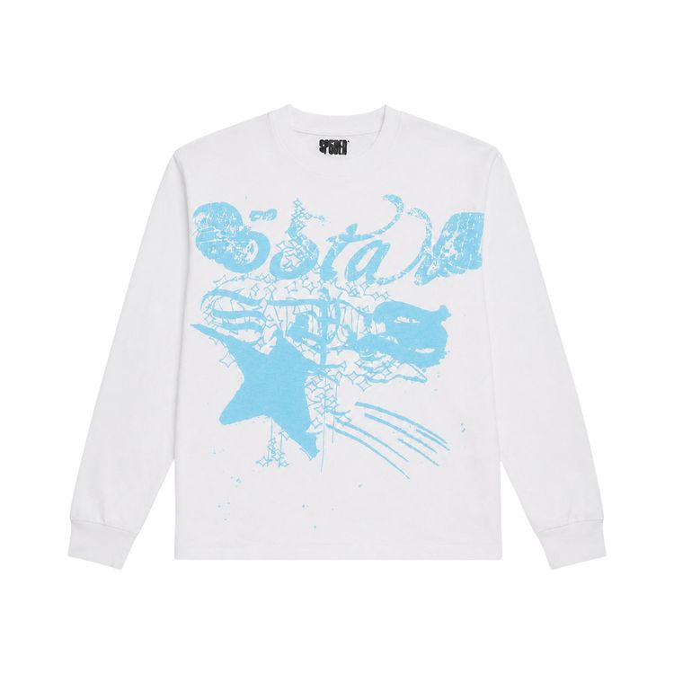 Sp5der Wings Long Sleeve White