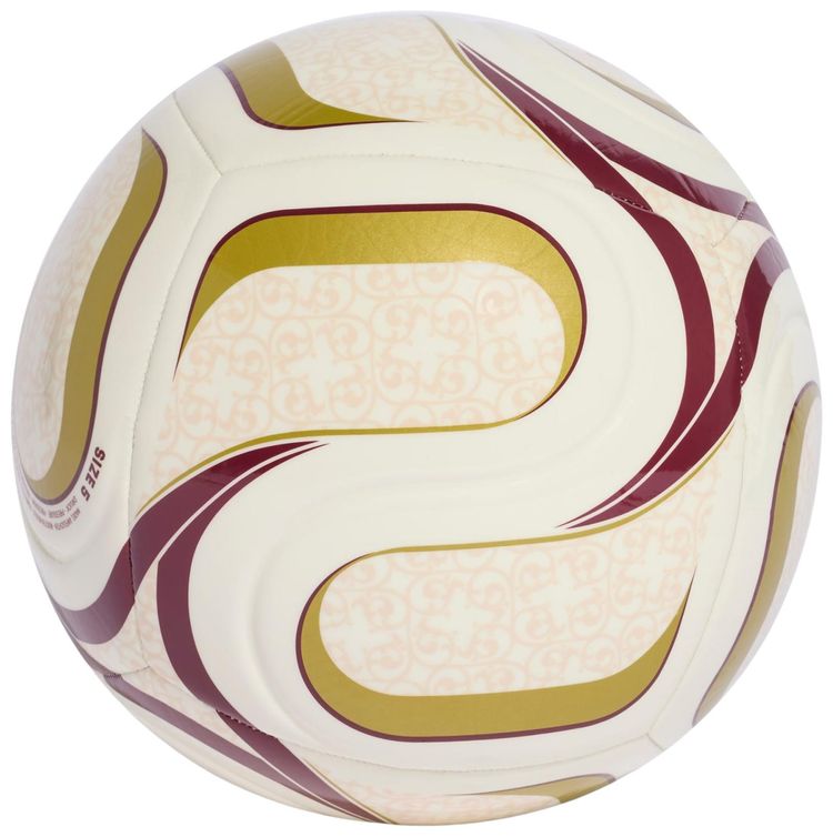 Adidas Trionda Spain Away Club Ball Off WhiteTeam Coll BurgundyGold Metallic