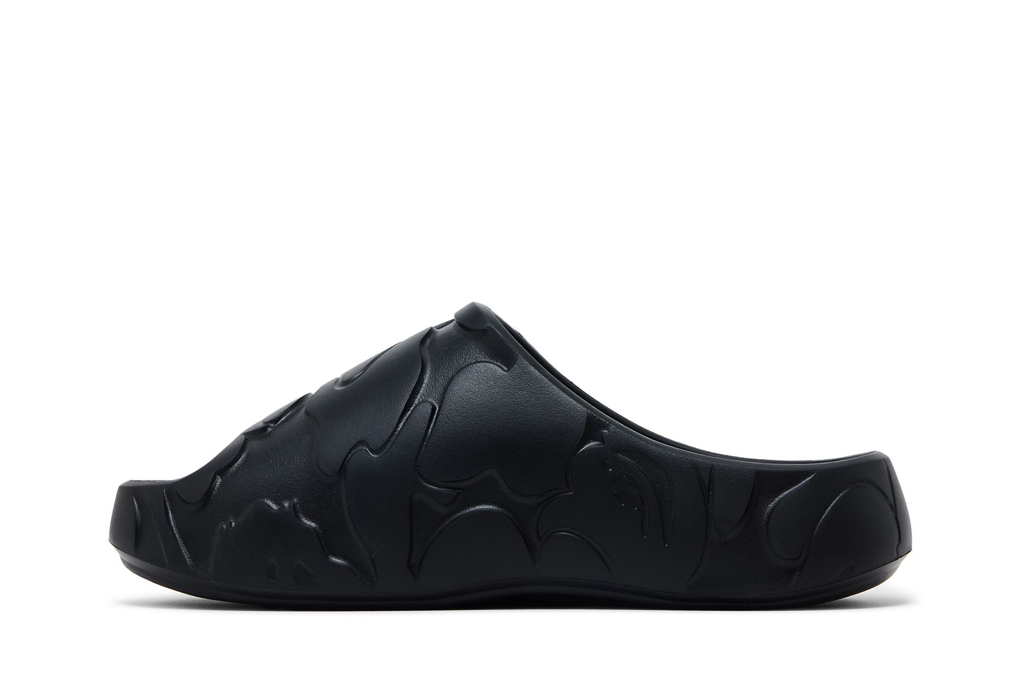 Buy BAPE A Bathing Ape Slide #1 'Black Solid Camo' - 1M30191323