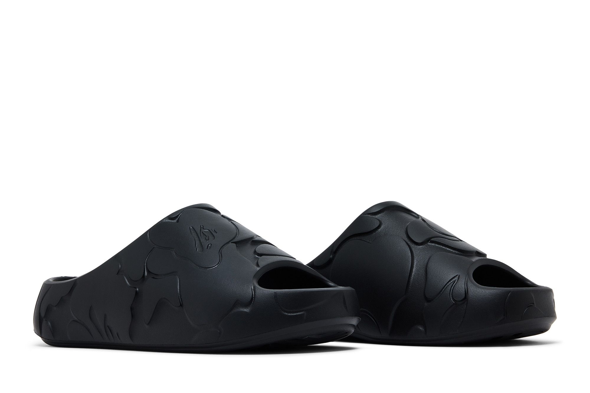 Buy BAPE A Bathing Ape Slide #1 'Black Solid Camo' - 1M30191323