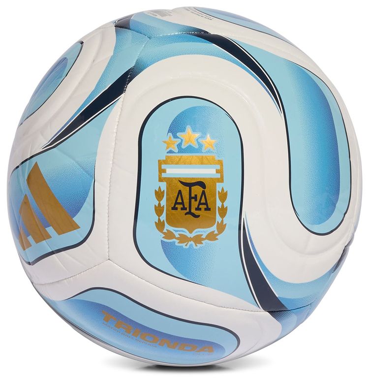 Adidas Trionda Argentina Home Club Ball WhiteIcey BlueLight Blue