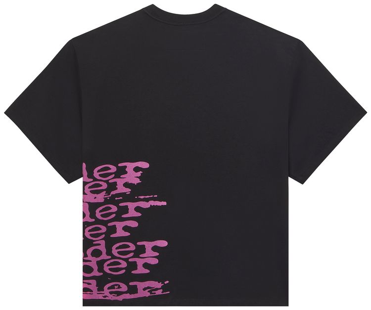 Sp5der Stacked Tee Black