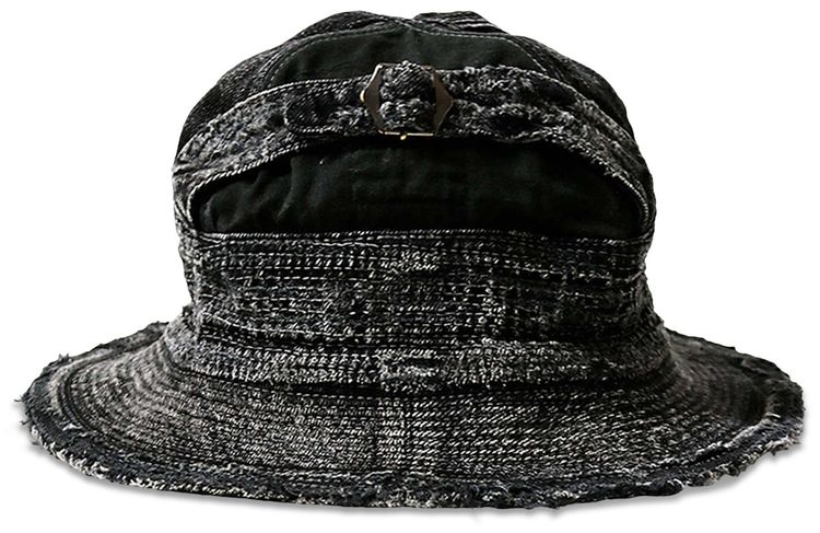 Kapital Denim The Old Man And The Sea Hat Crash Remake Black