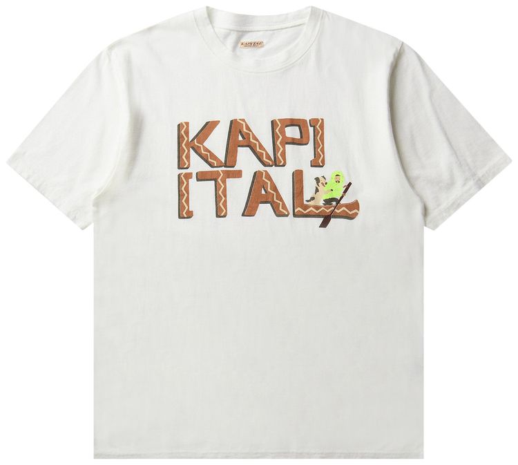 Kapital Jersey Crew T Canoe Kapital Brick