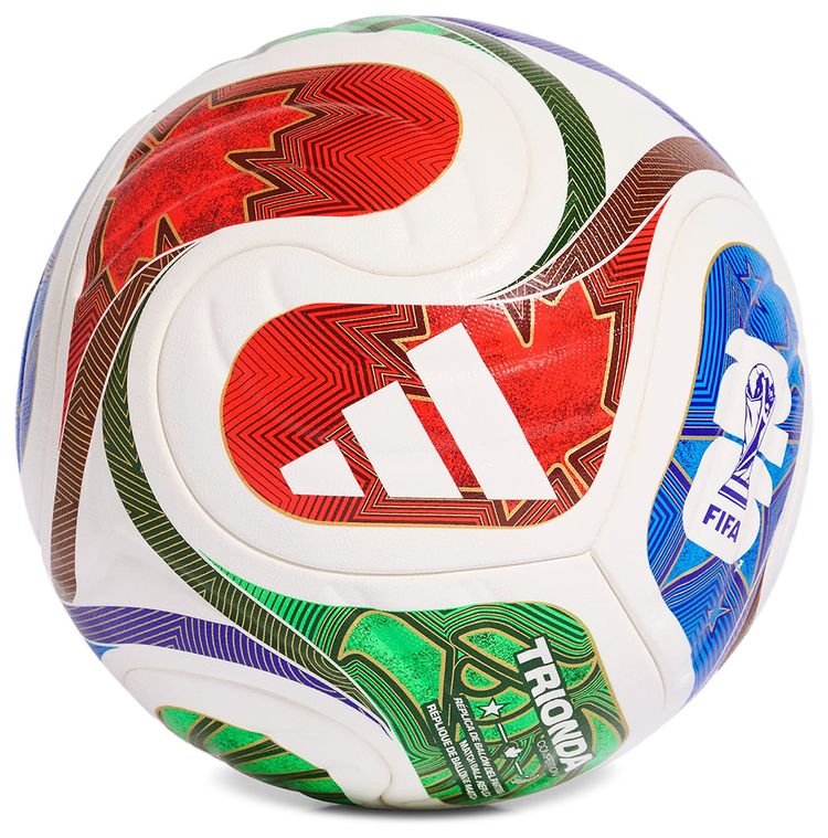 Adidas FIFA World Cup 26 Trionda Competition Ball WhiteSolar BlueHi Res RedFlash Lime