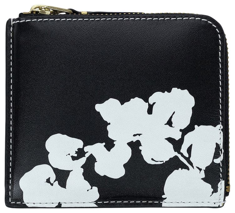 Denim Tears Cotton Wreath Wallet Black