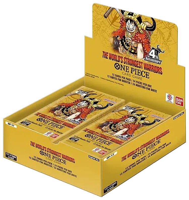 Bandai One Piece Card Game The Worlds Strongest Warriors Booster Box