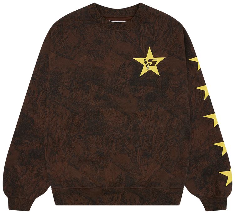 Sp5der 5 Crewneck Sweatshirt Brown