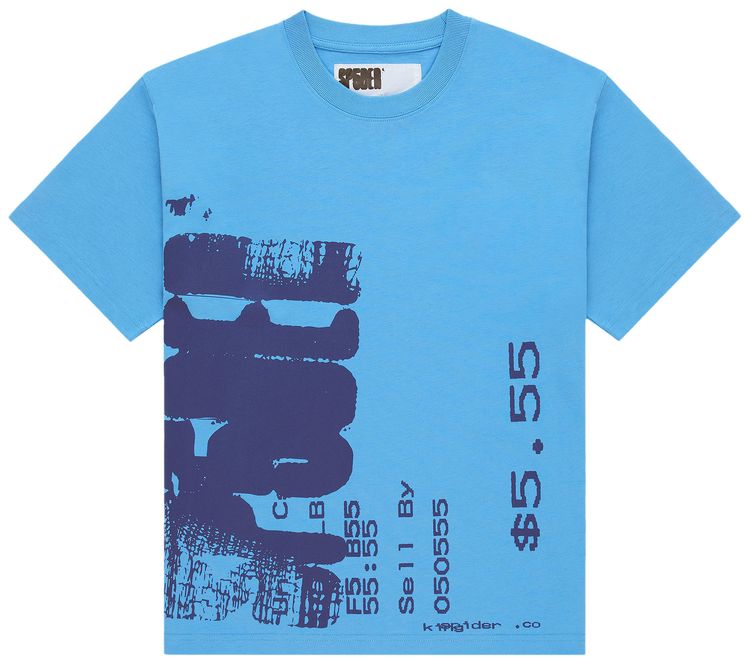 Sp5der Commerce Tee Dusty Blue