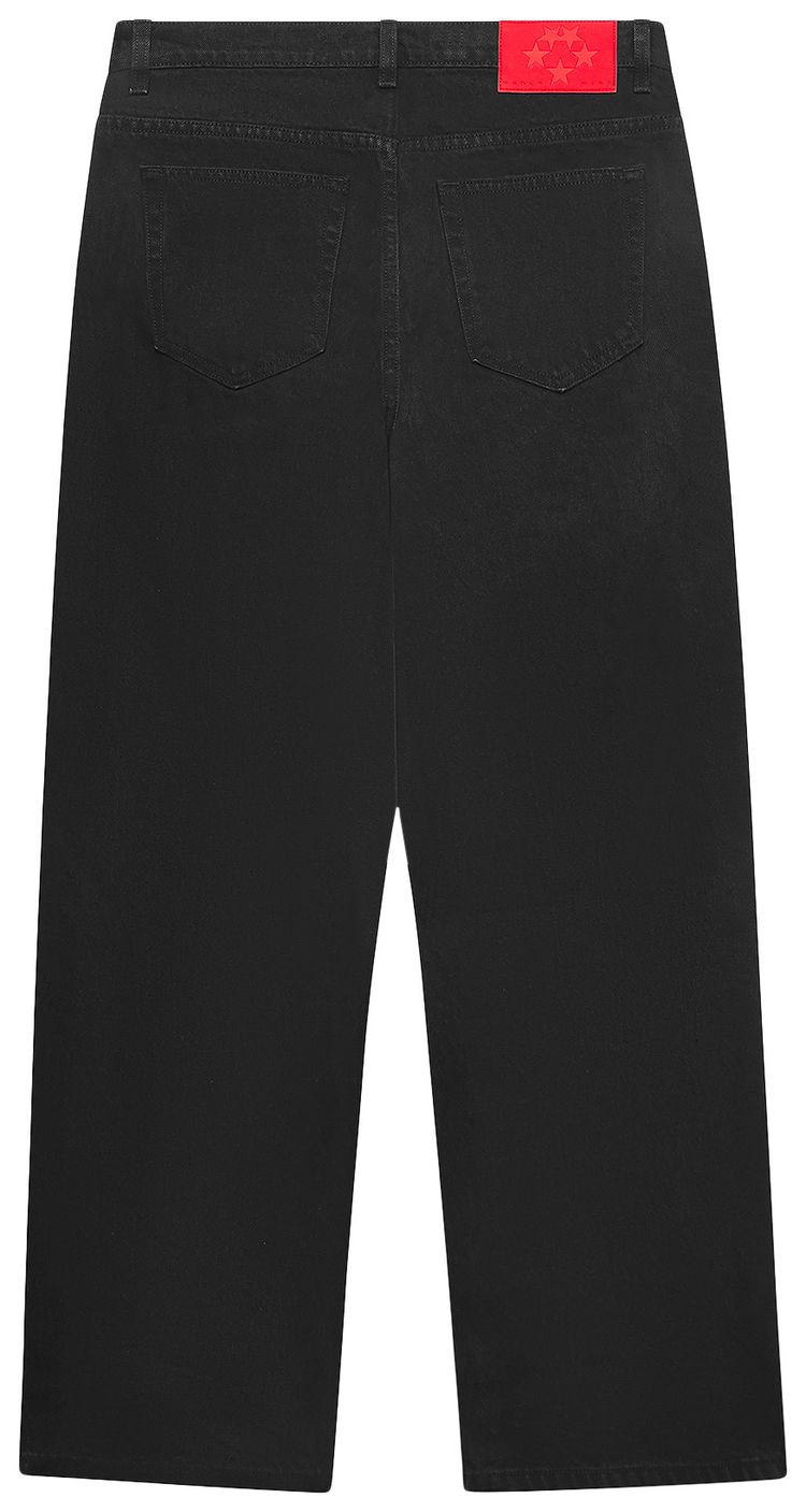Sp5der Distressed Logo V3 Denim Black