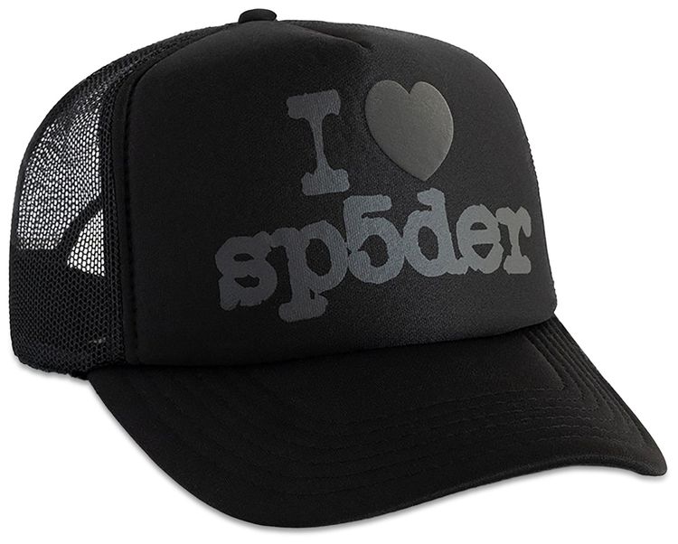 Sp5der Phantom Souvenir Trucker Hat Black