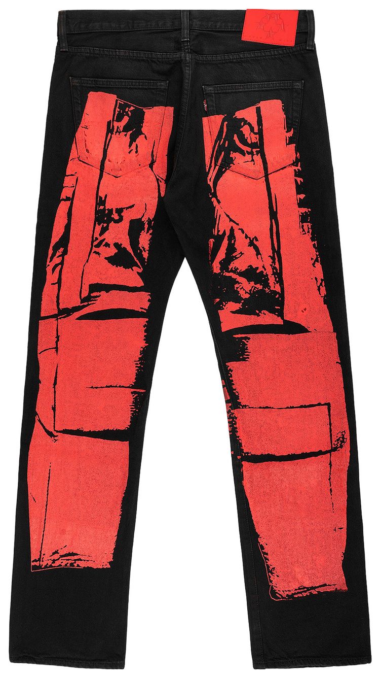 Sp5der Painted Moto Denim Black