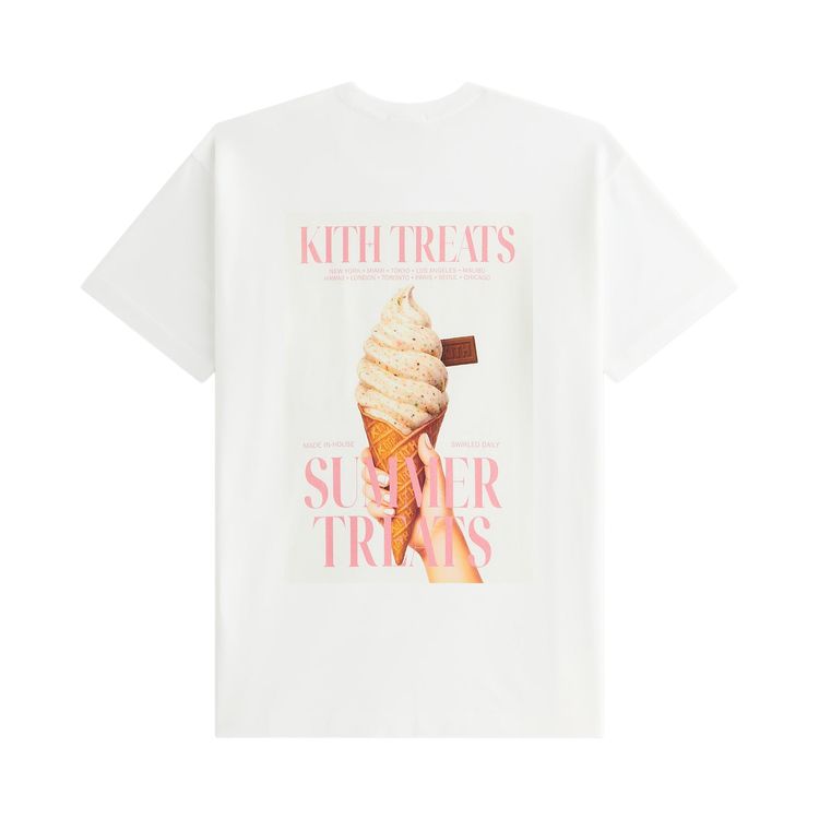 Kith Treats Swirl Pocket Tee White