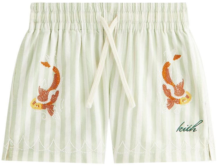 Kith Embroidered Bennet Camp Short Sage
