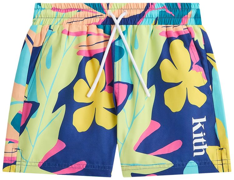 Kith Abstract Tropical Kai Swim Trunk Multi
