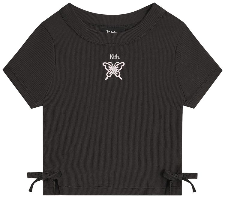 Kith Mulberry Ruched Rib Tee Black