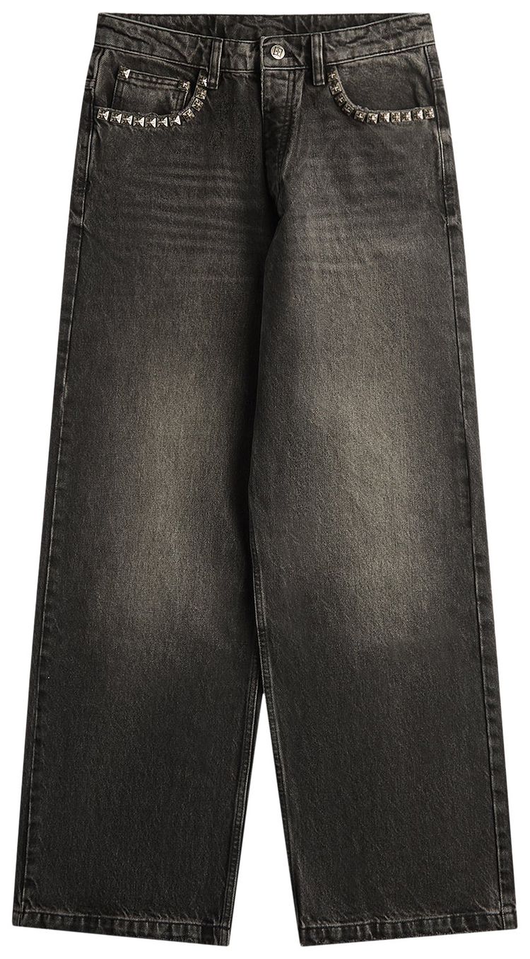 Ksubi Maxx Onyx Stud Jean Black