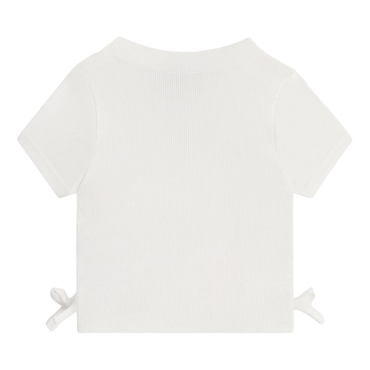 Kith Mulberry Ruched Rib Tee White