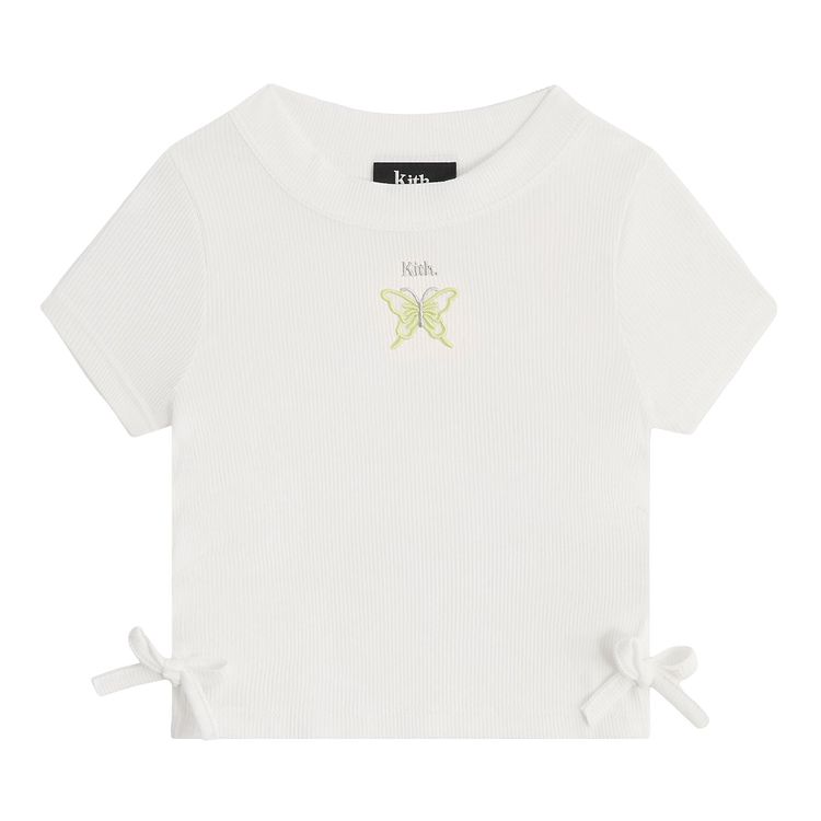 Kith Mulberry Ruched Rib Tee White