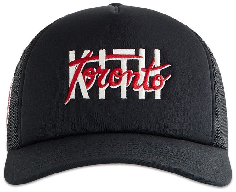 Kith Toronto Regional Trucker Hat Black