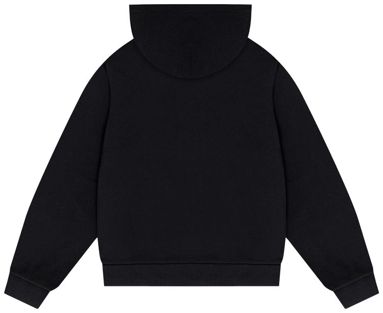 Denim Tears Metallic Gold Script Hoodie Black