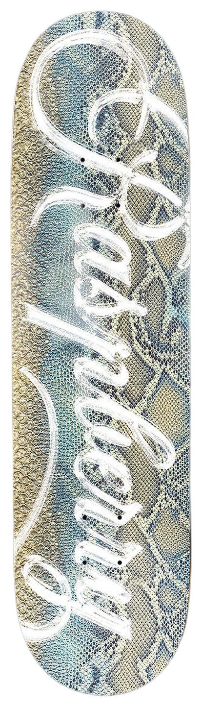 GV Gallery Snake Skateboard Deck Snakeskin